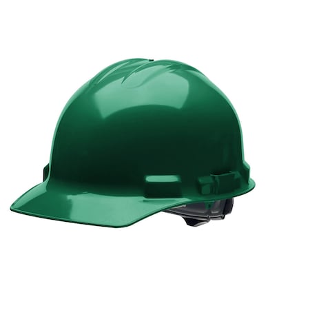 Cordova Ratchet, 6-Point, Duo Safety, Hard Hat, Cap, Forest Green H26R9